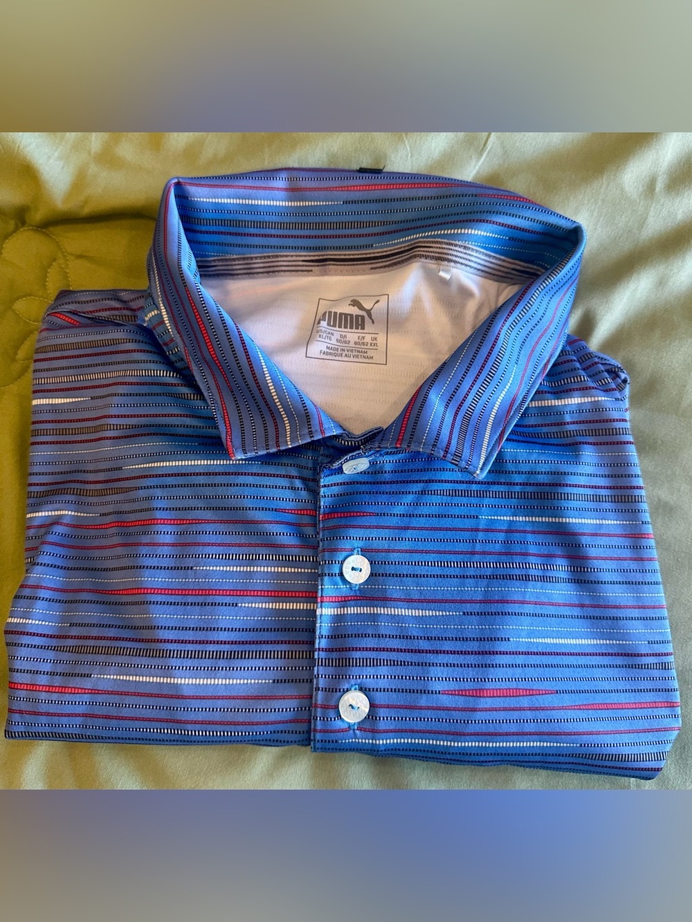 Puma XL golf shirt. Blue preowned